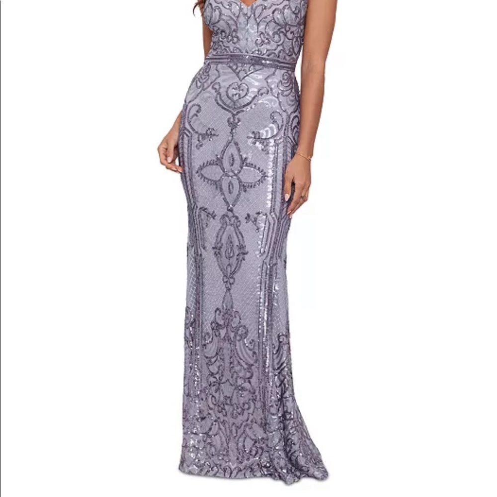 Betsy & Adam sequined gown